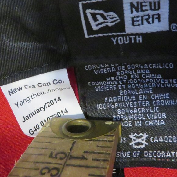 New NBA Miami Heat Youth Vintage New Era 9Fifty Snapback Cap Gray Red Classics - Picture 9 of 10